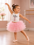 2/3 tutu skirt and crop top ballet