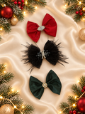 Holiday gift set 4 inch hair clips