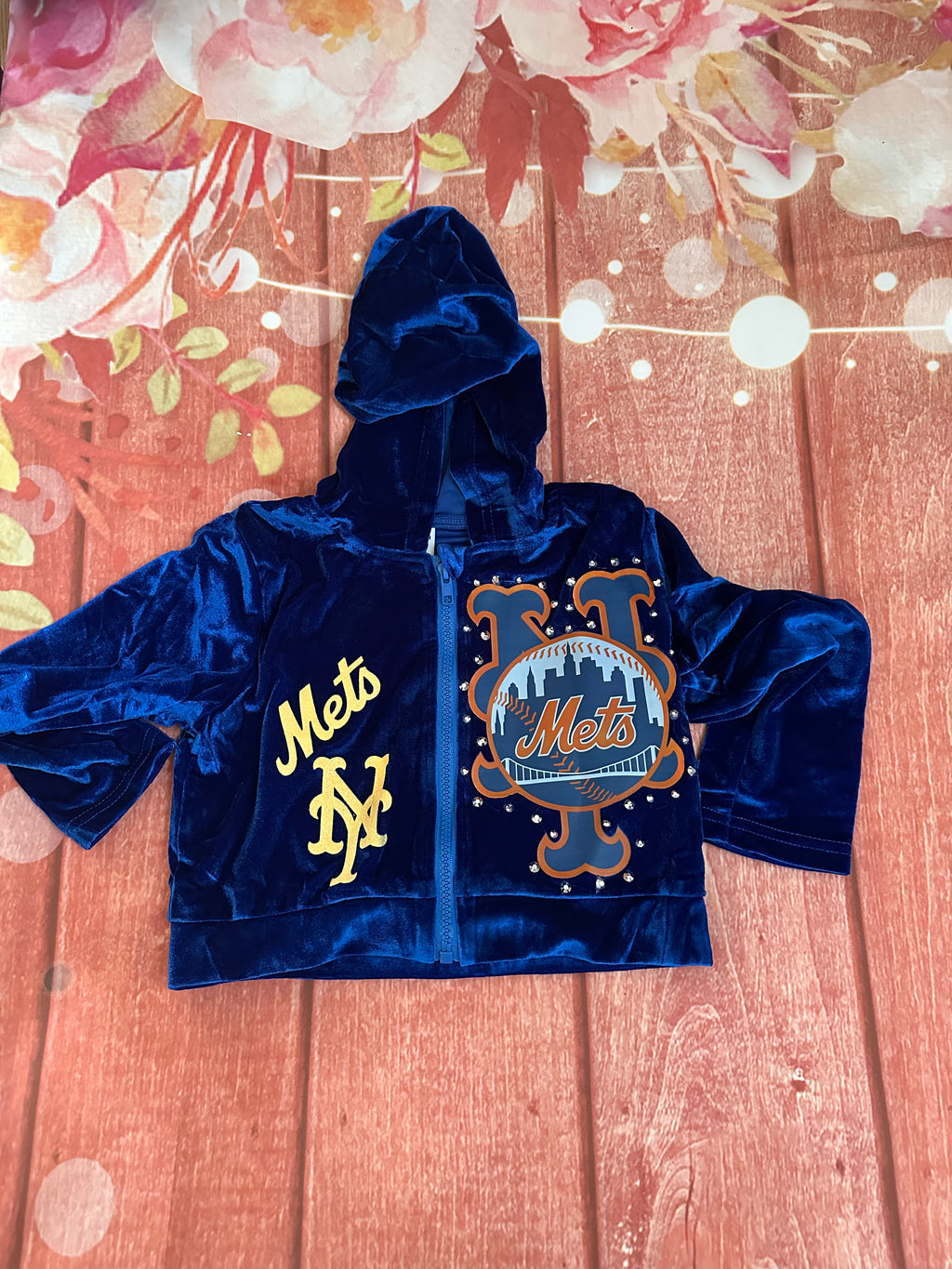 5y Mets zip up set