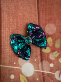 Flip sequin 5 inch hair clip