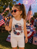 Pre order 4th of July USA short set