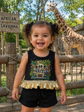 5y animal kingdom shorts set