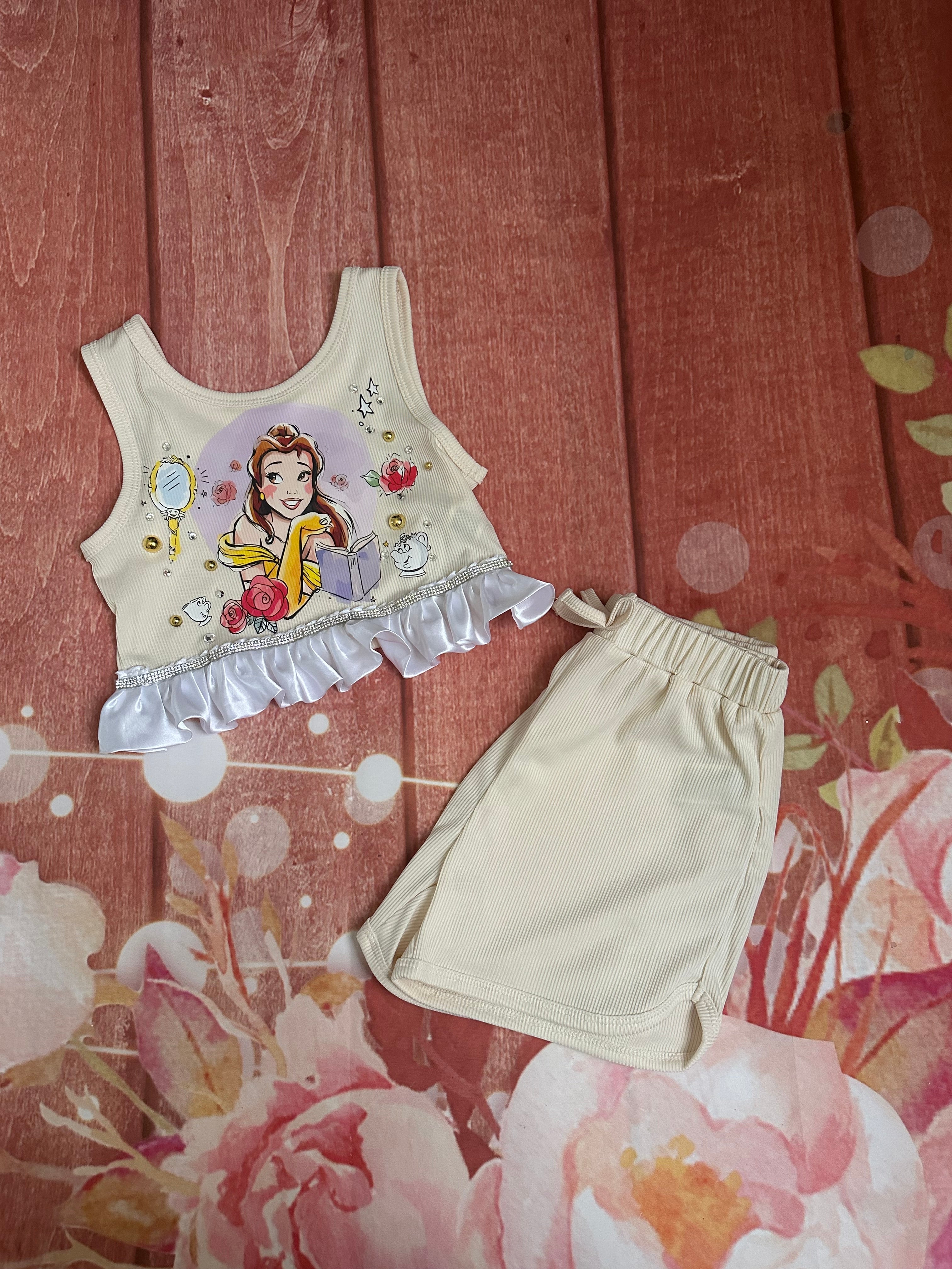 5y Belle shorts set