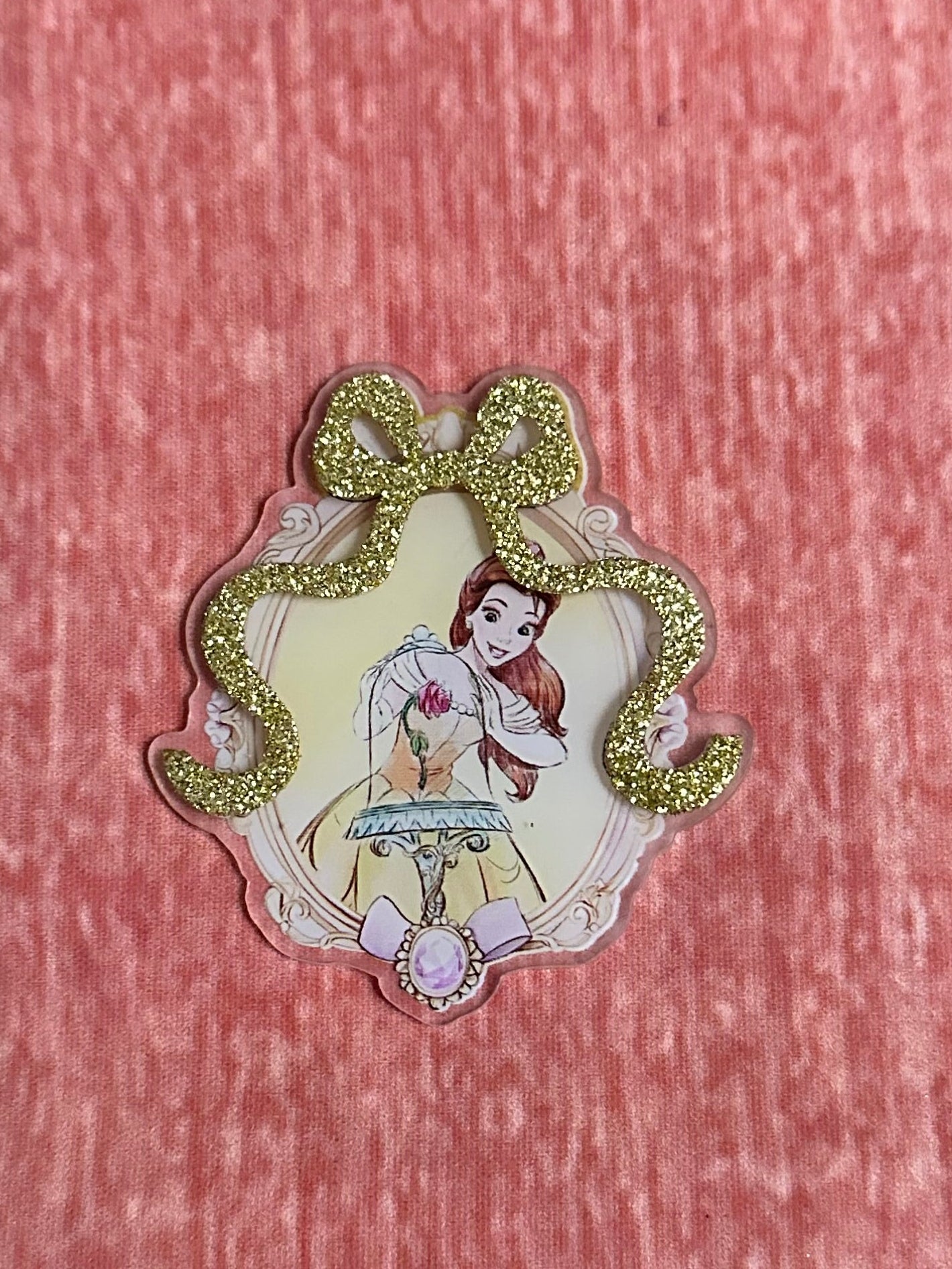 Velcro center belle beauty and the beast