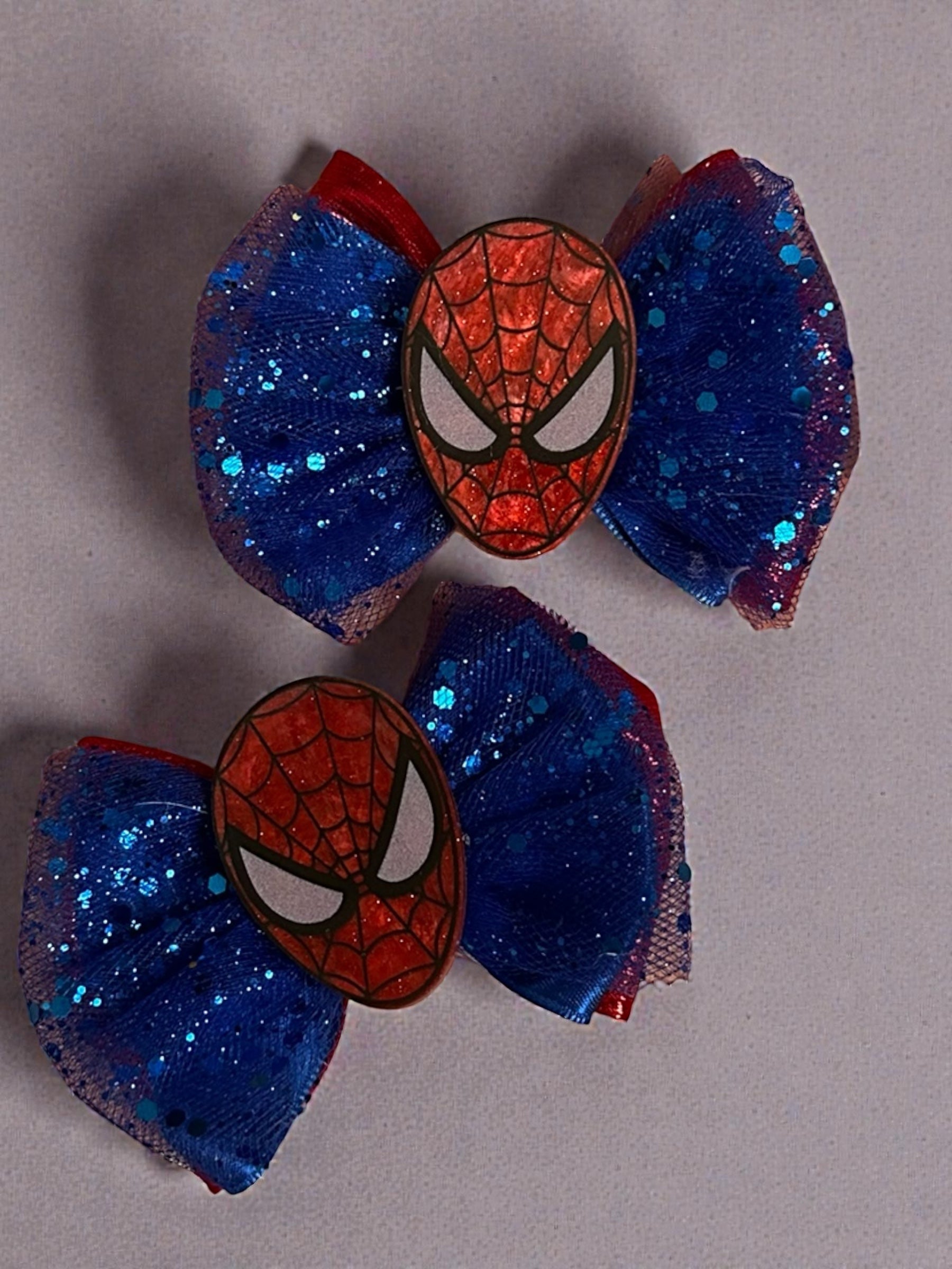 Spider man piggy bow