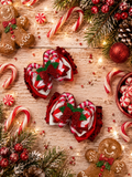 XL single piggy clip candycane
