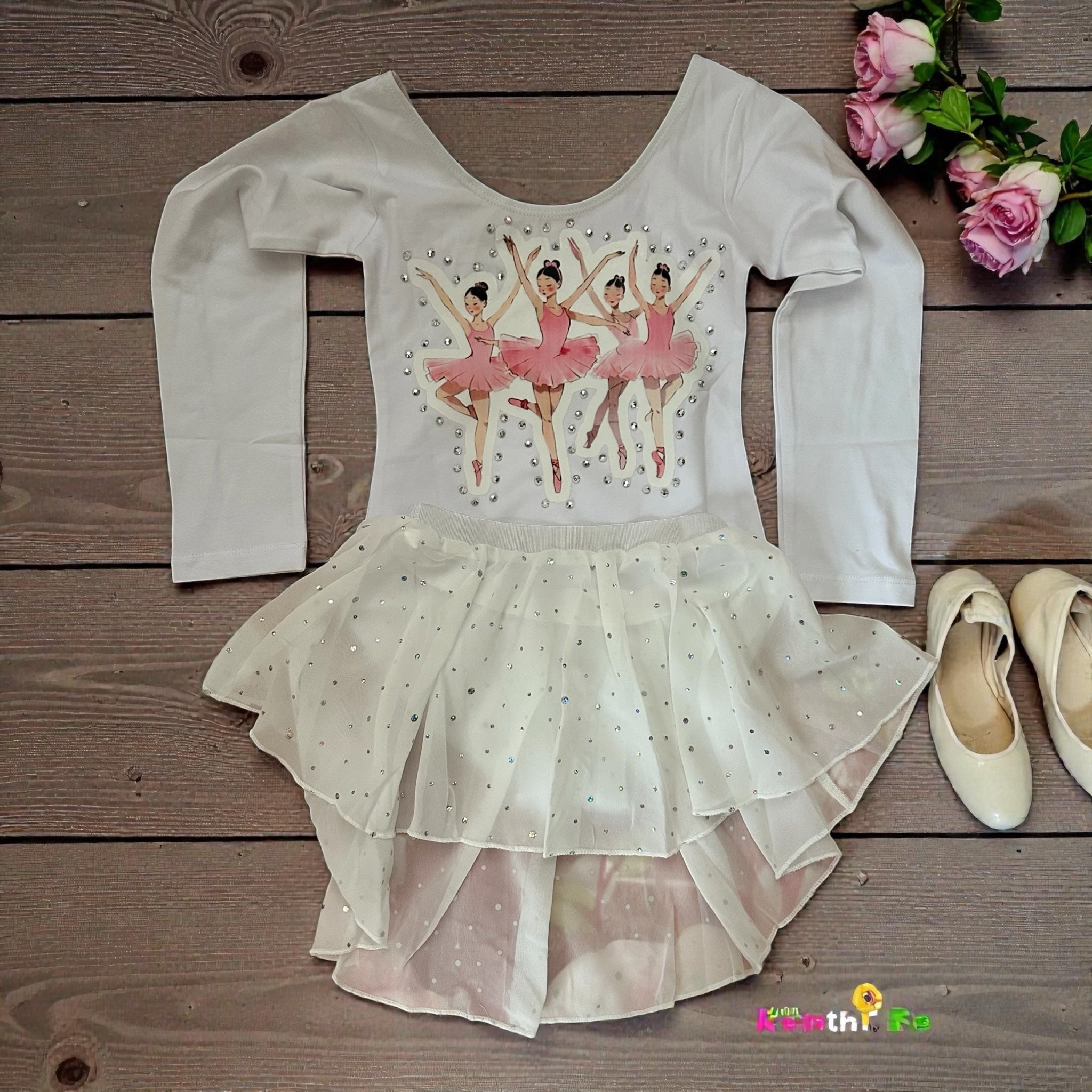 5y ballet leotard with tulle skirt