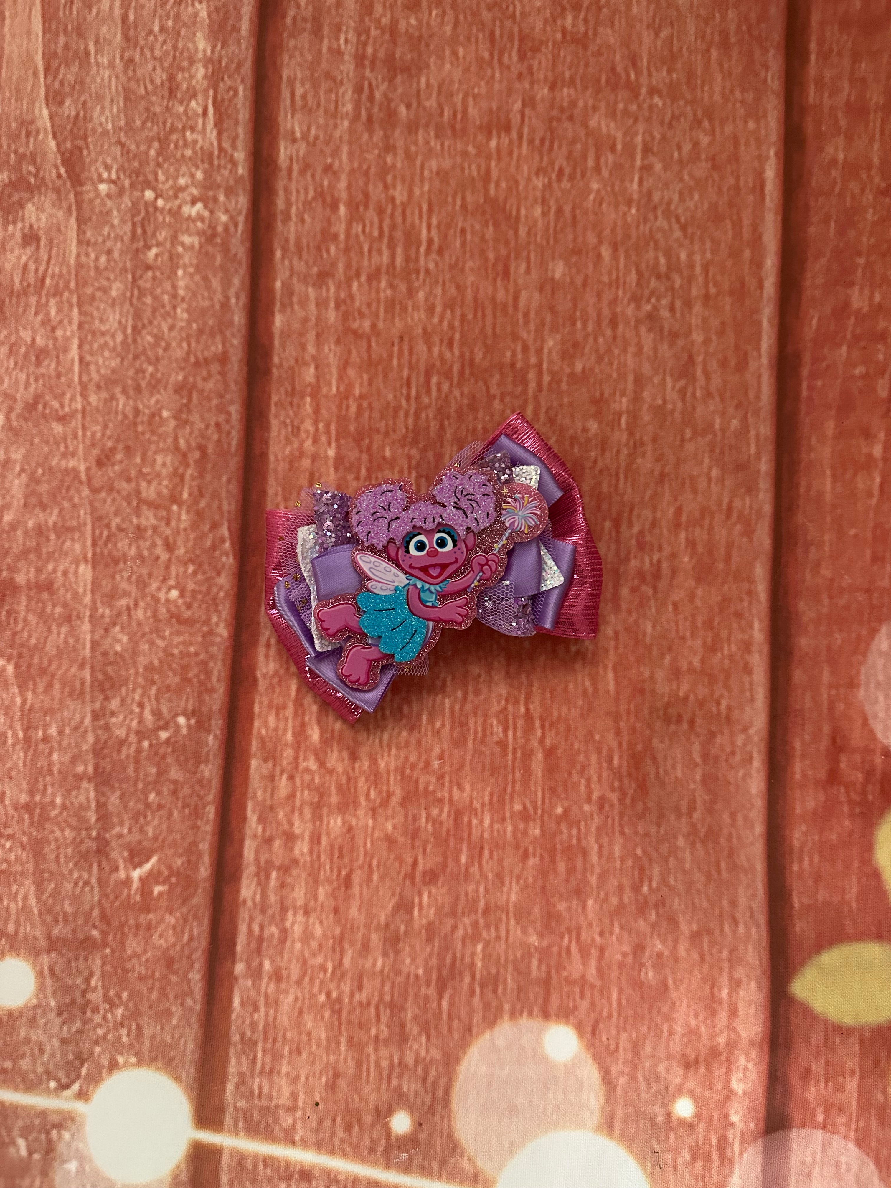 Abby Sesame Street piggy clip