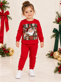 18/24 SNUG FIT lounge set Christmas Santa’s