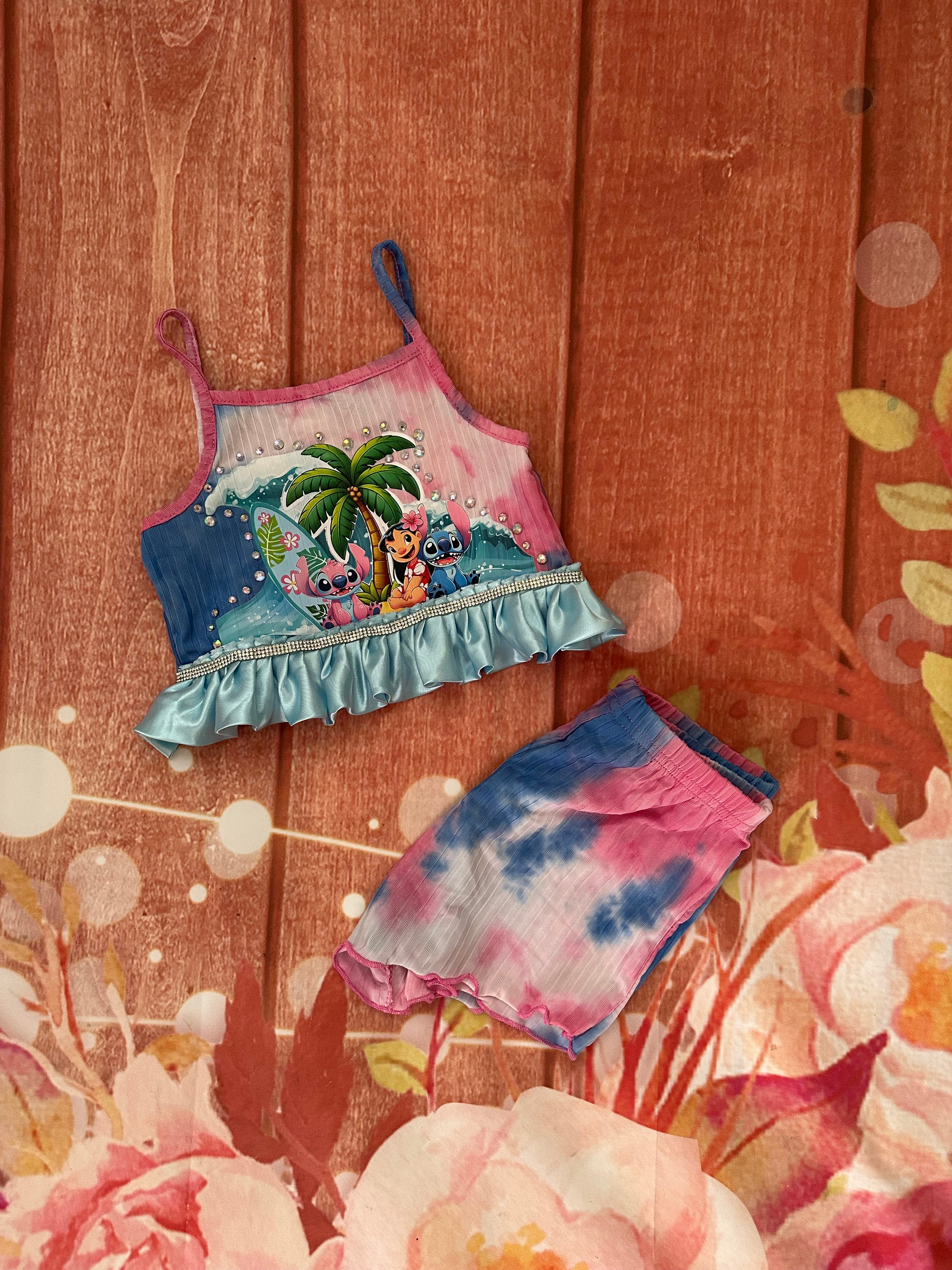 18/24 stitch short set