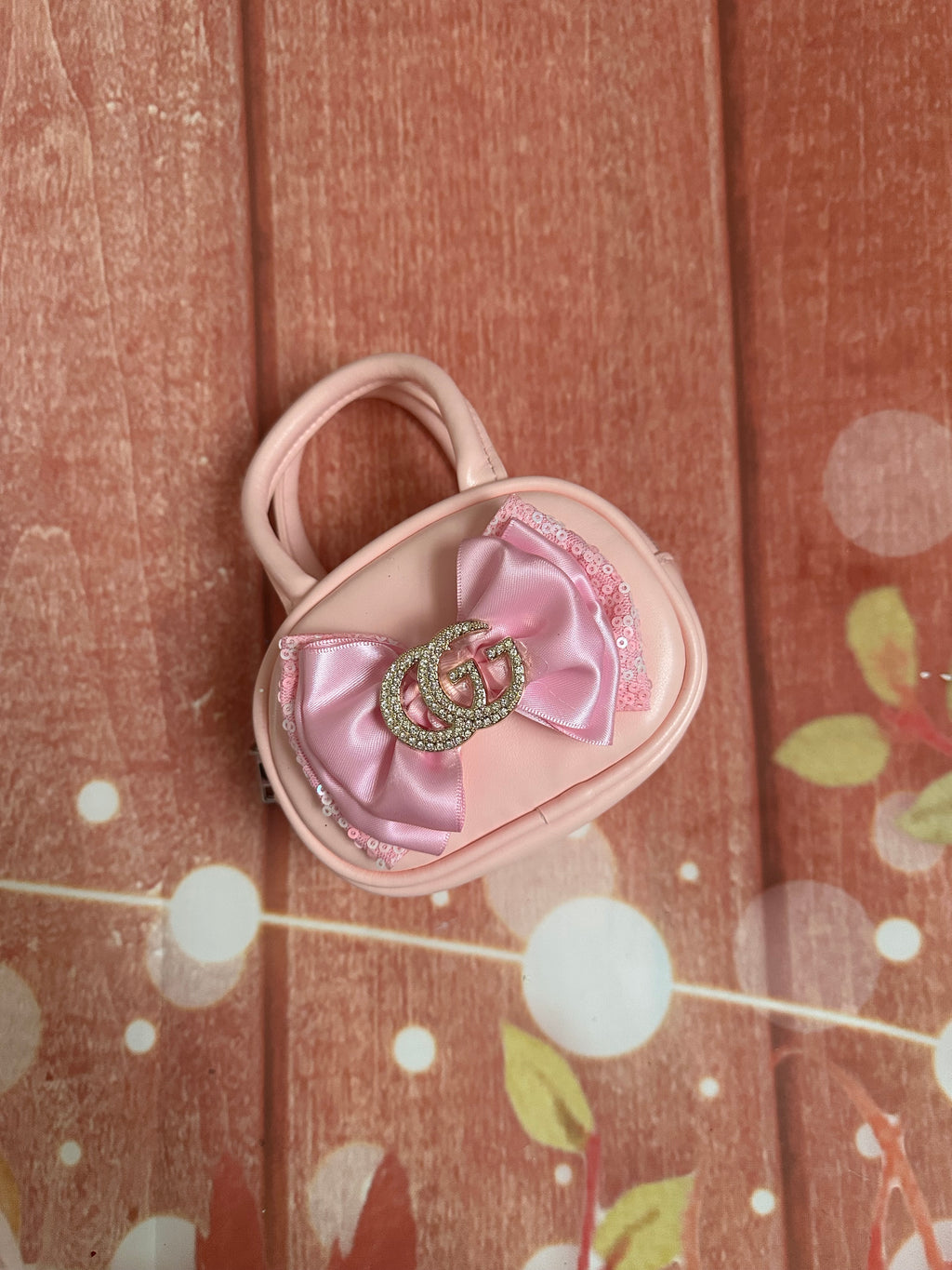 Gg pink baby purse