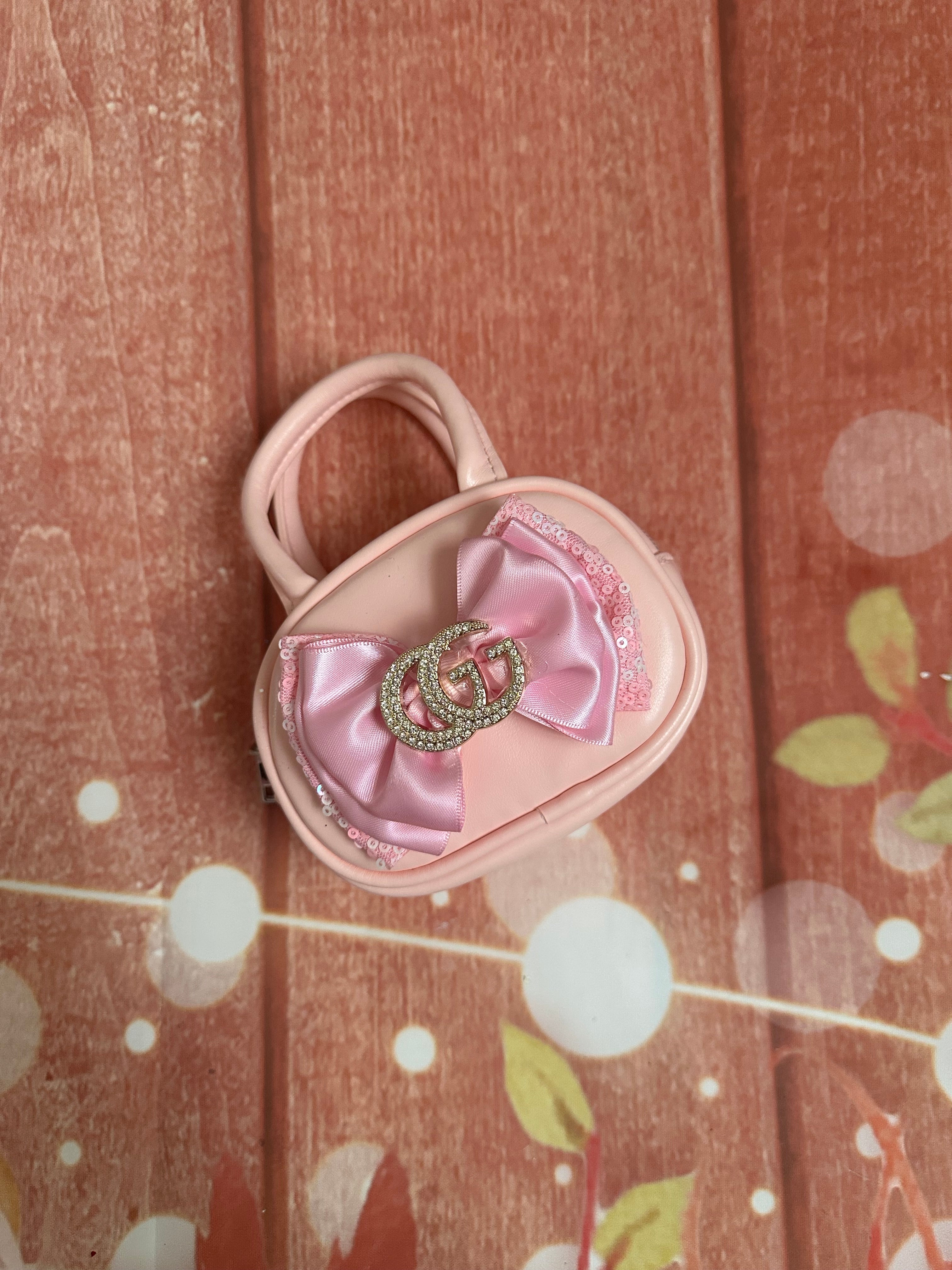 Gg pink baby purse