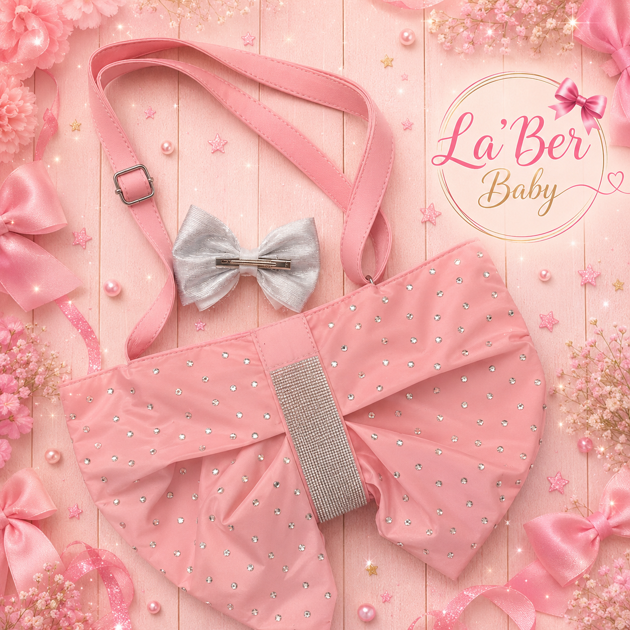 Xl bow ballet cross over bag