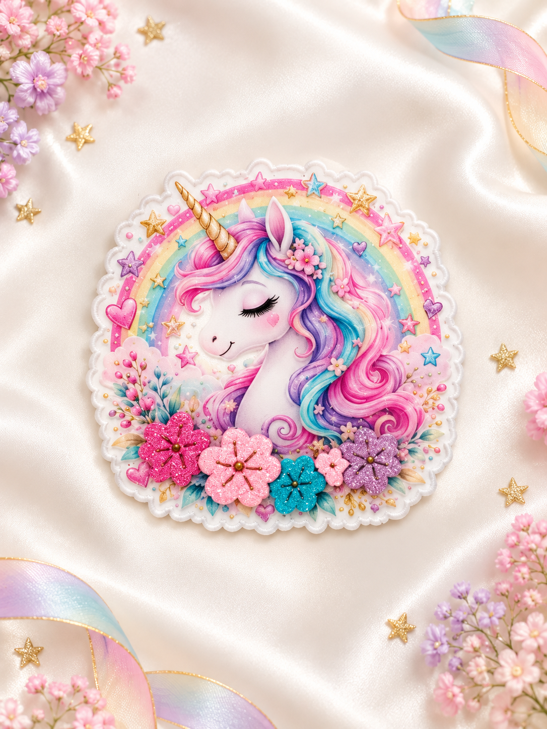 Velcro center unicorn