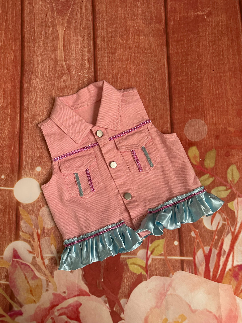 4y denim vest