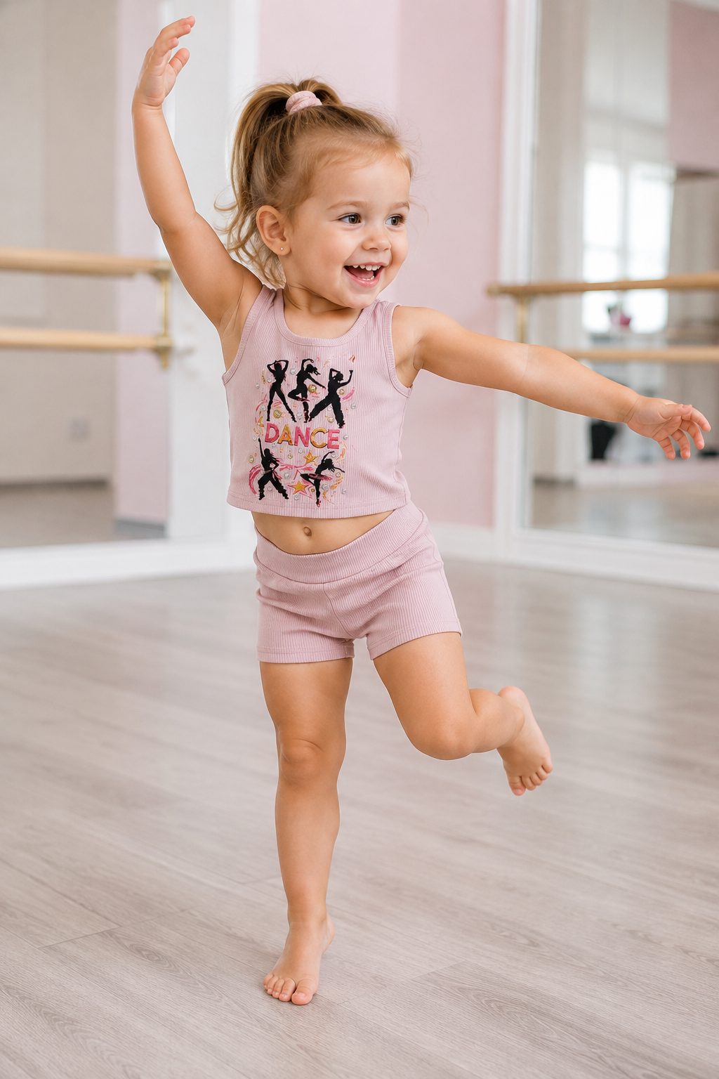 4y 3 piece dance set