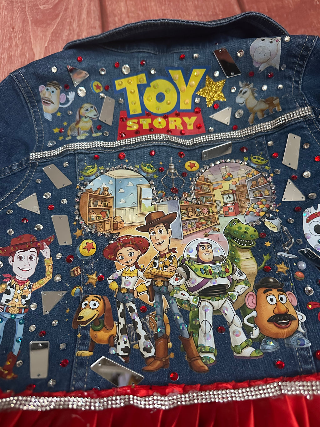 Custom denim jacket Toy Story
