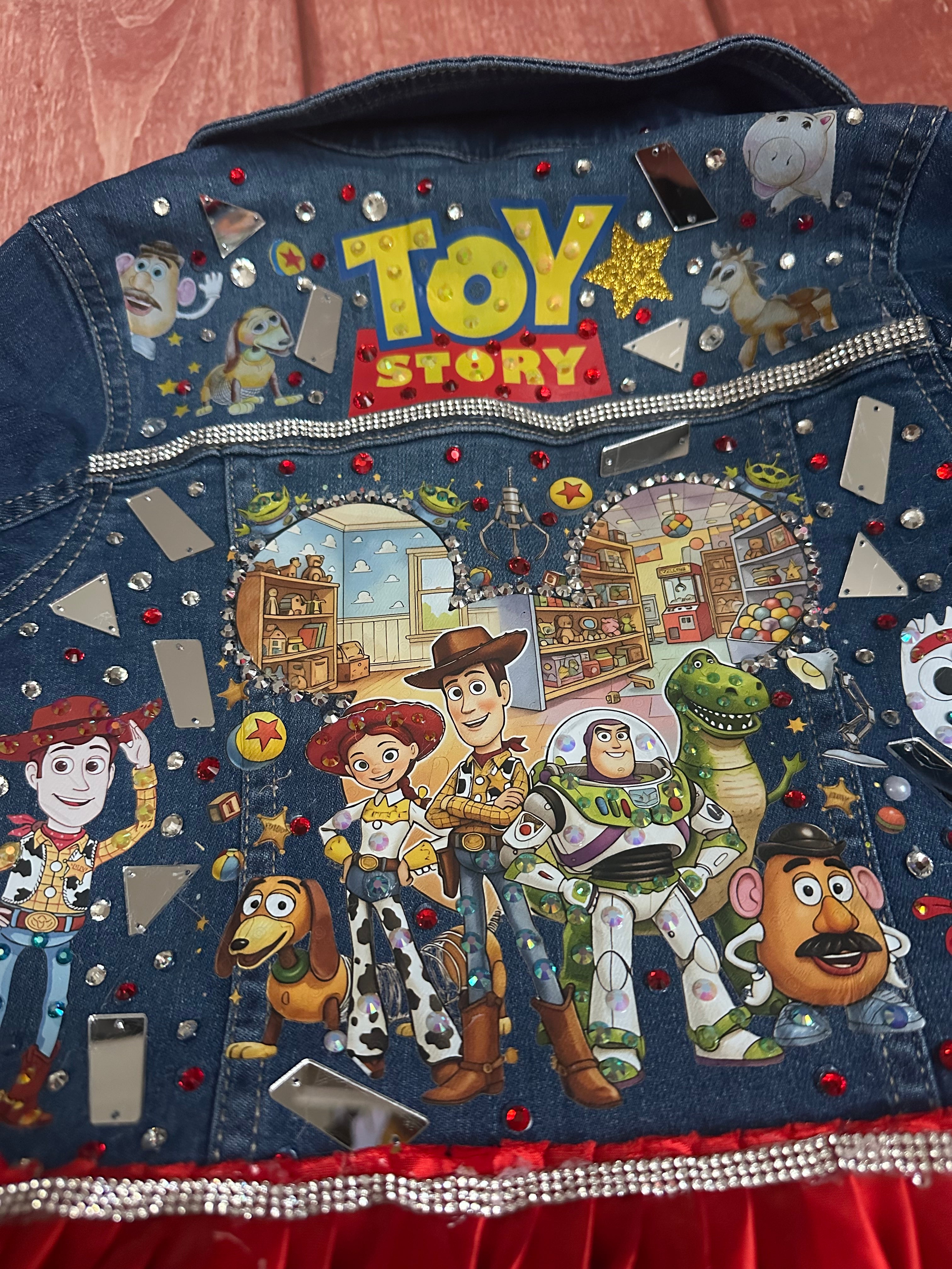 Custom denim jacket Toy Story