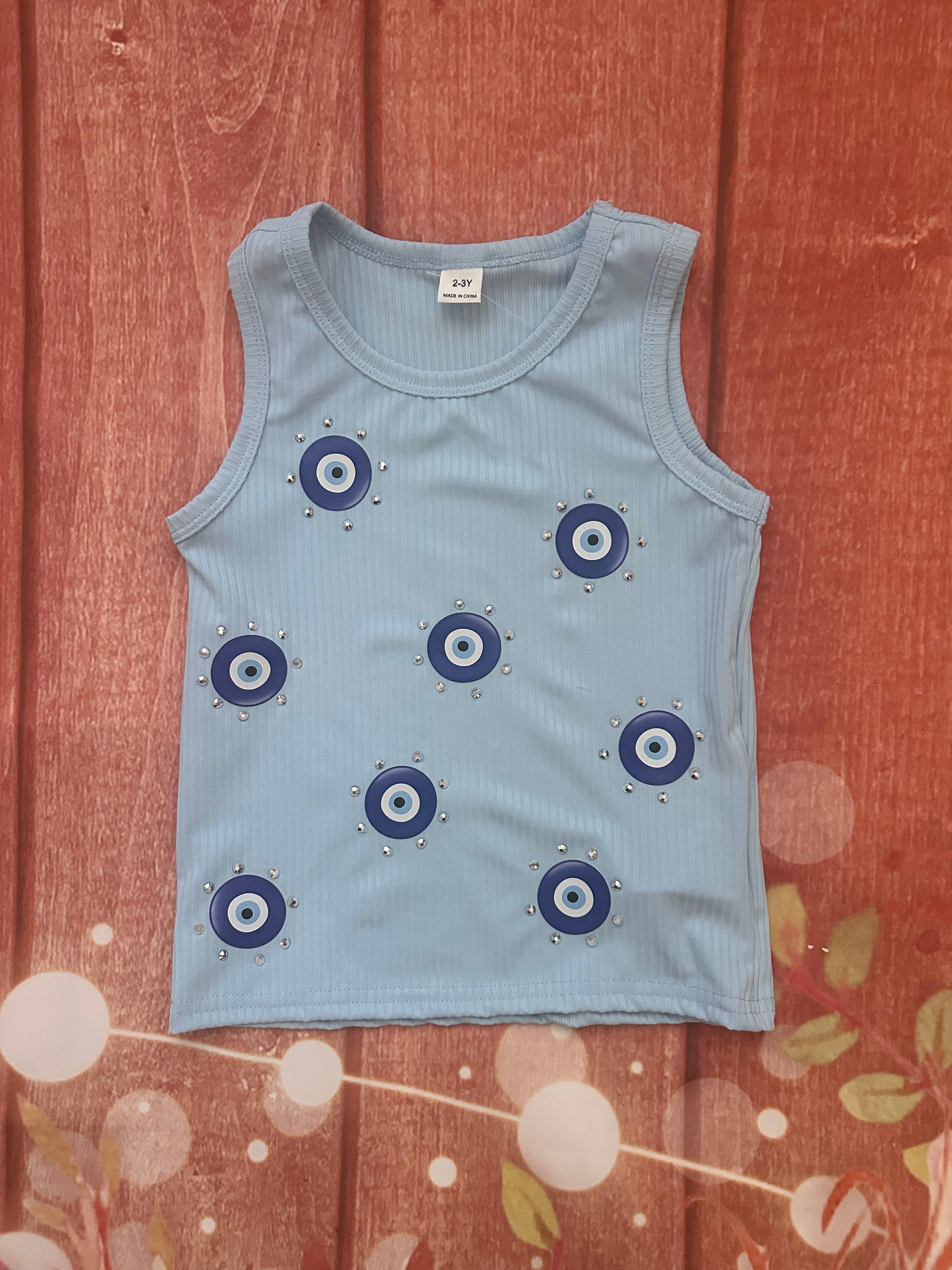 2/3 evil eye tank top