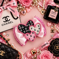 Piggy size hair bow inspired