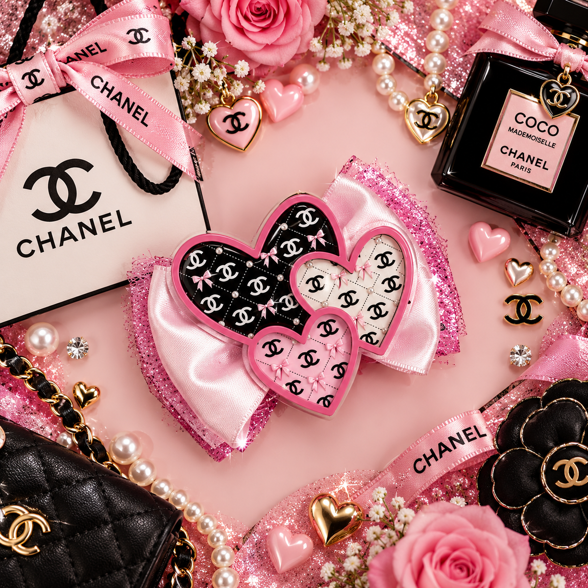 Piggy size hair bow inspired