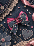 Cc denim piggy clip