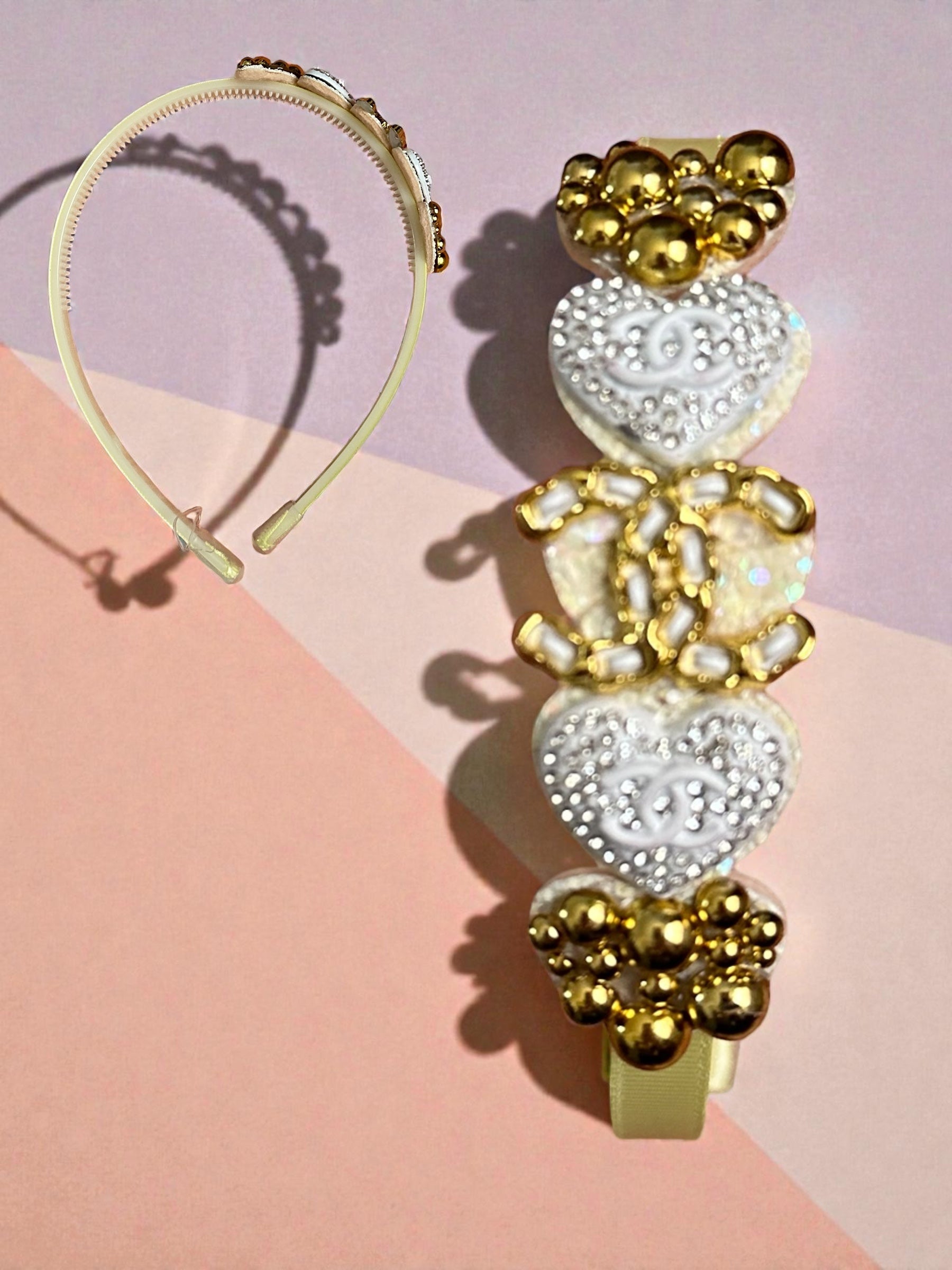 Thin hard headband