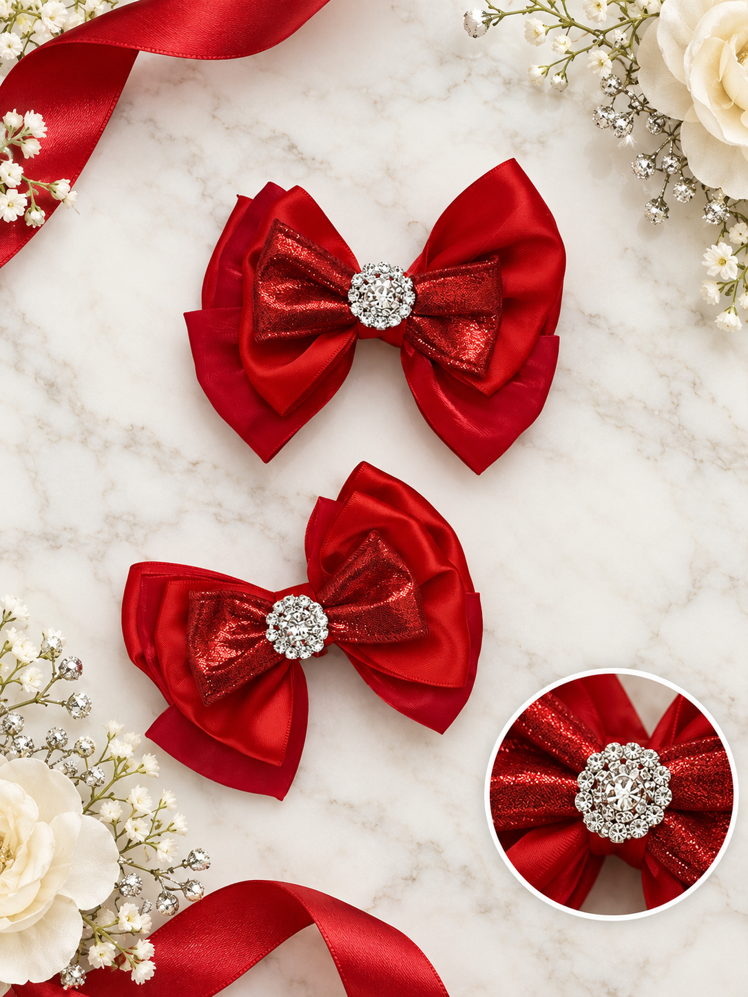 Red pigtail set
