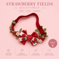 Strawberry baby headband