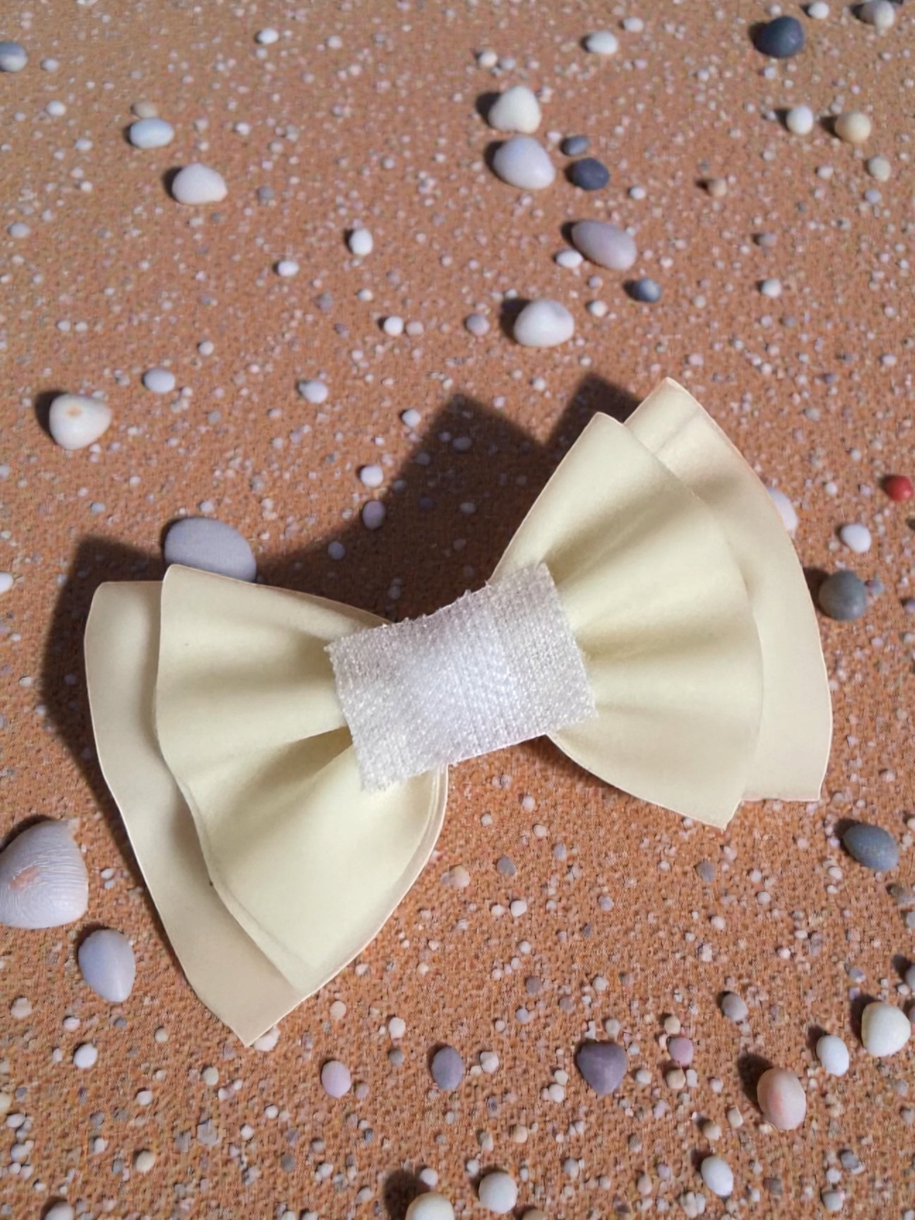 Velcro pool bow base