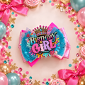 Xl piggy birthday girl clip