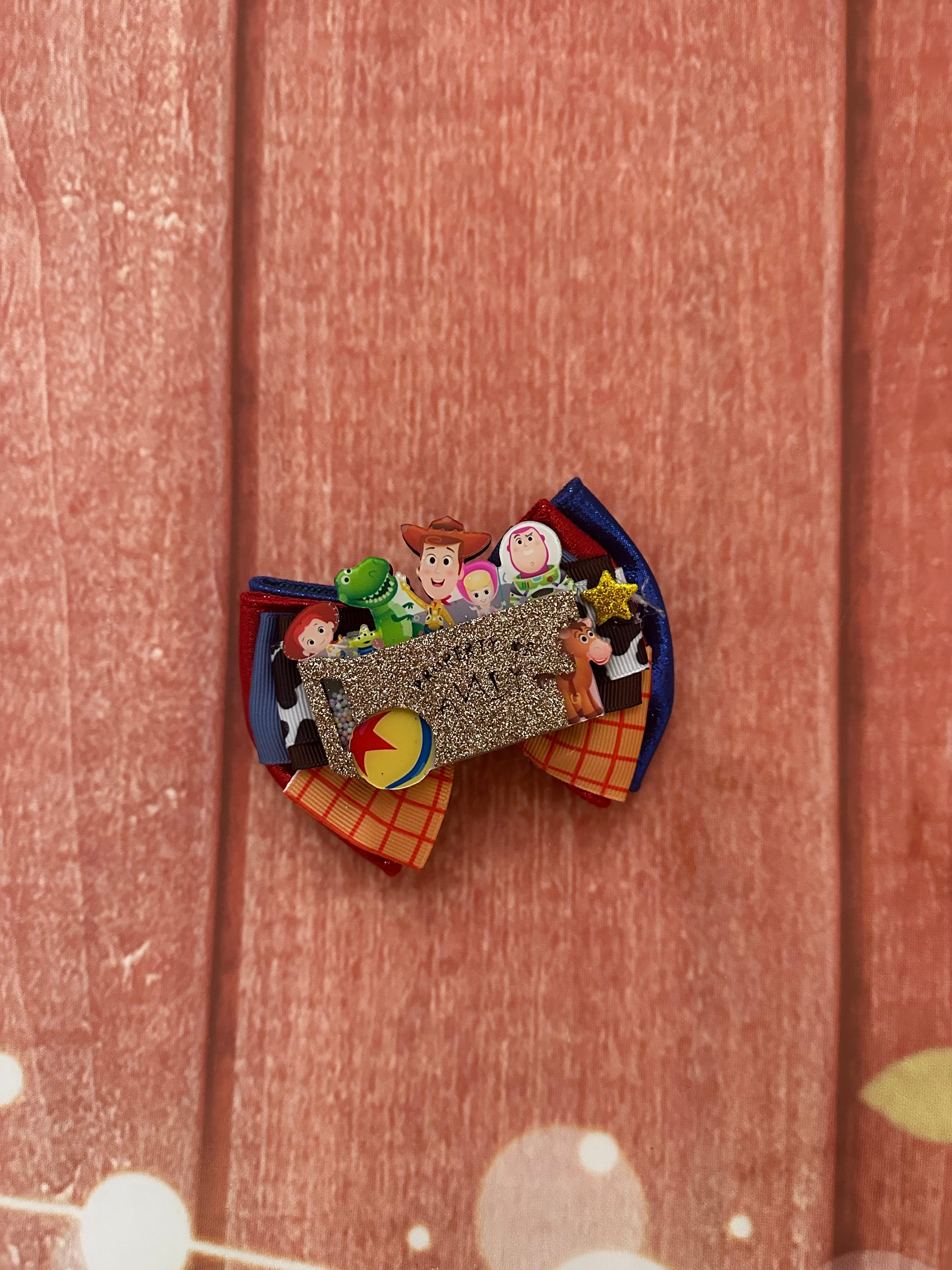 Xl piggy size Toy Story hair Clip