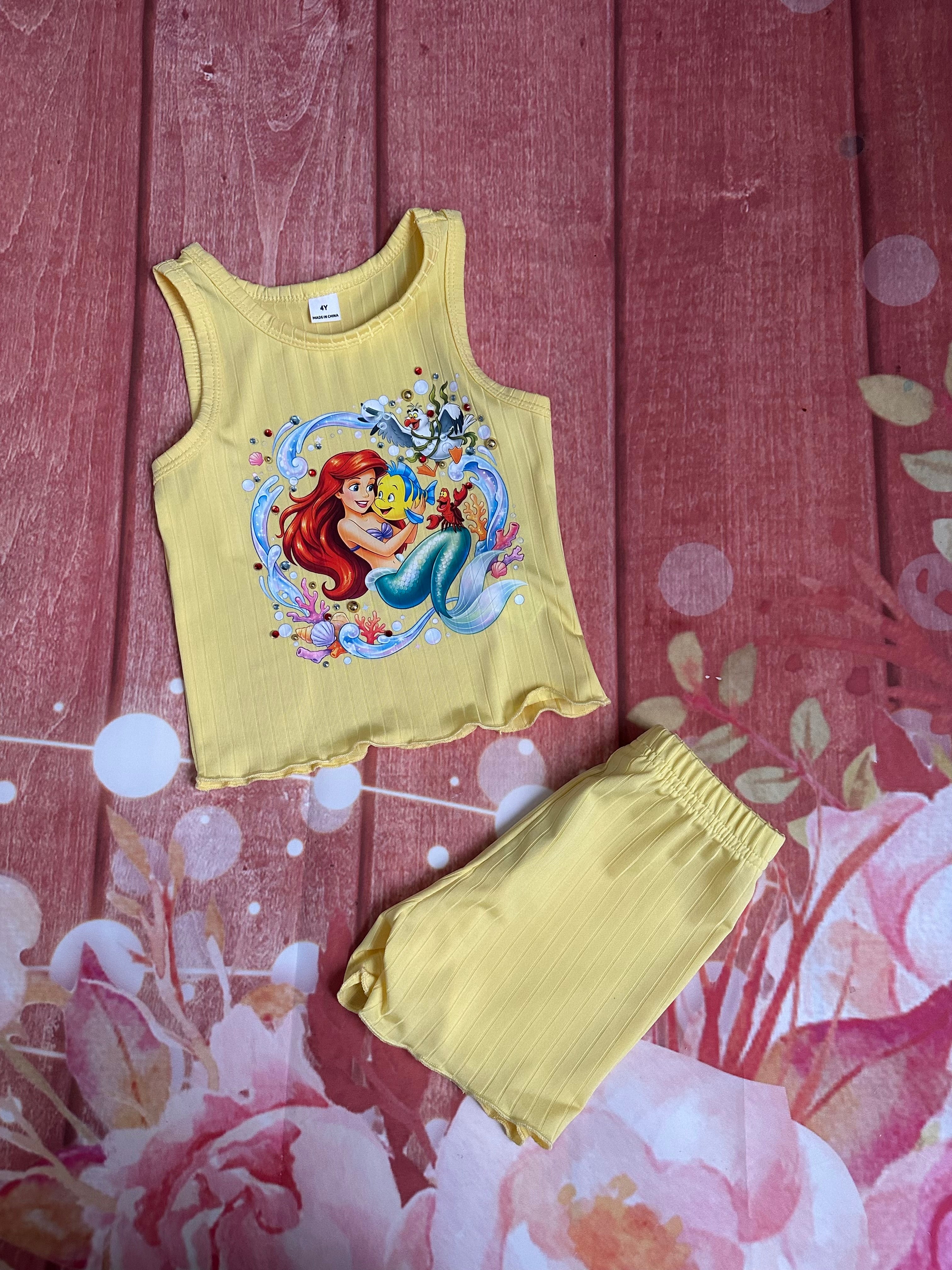 4y Ariel short set