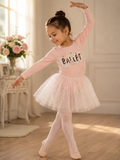 4y ready to ship leotard with a light tulle around