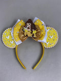 Beauty and the beast princess belle mouse ears