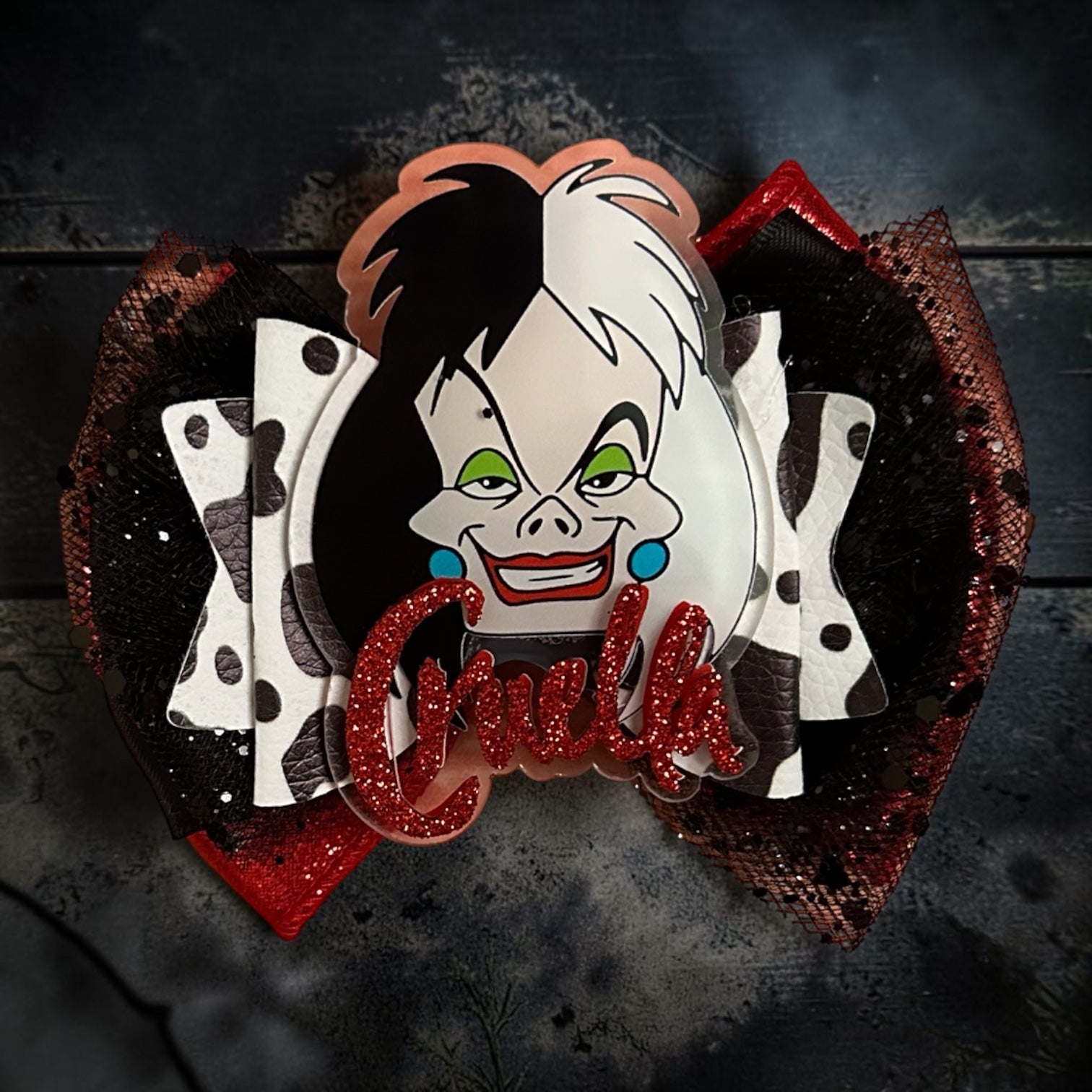 XL piggy bow cruella