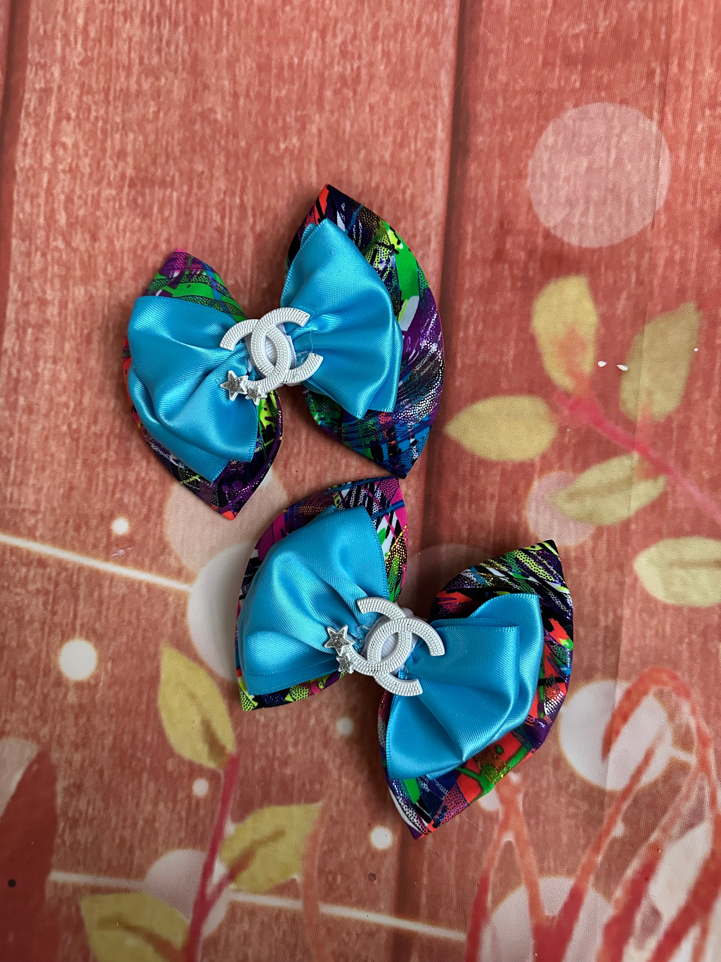 xl piggy hair bow