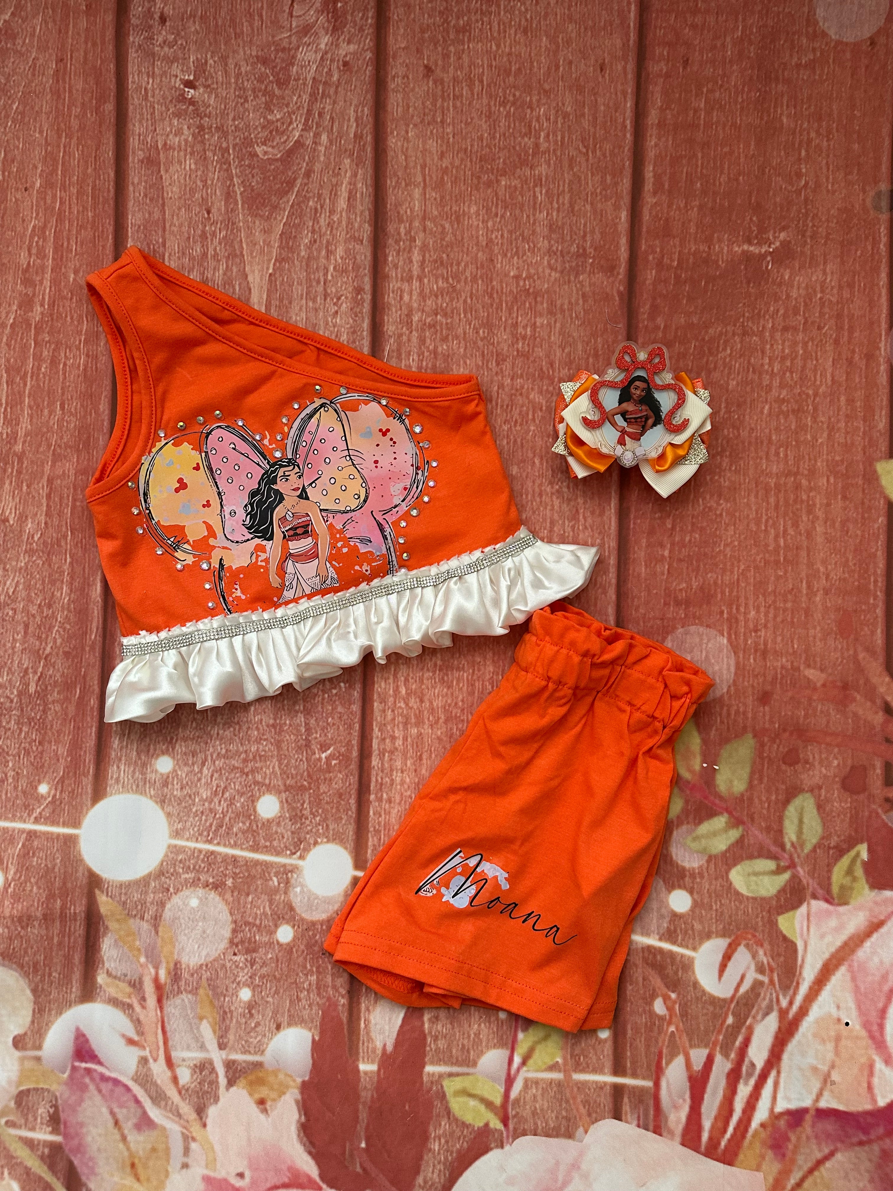 PRE ORDER Moana short set  rear description