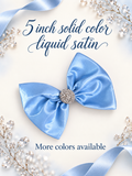 5 inch liquid satin hair clip