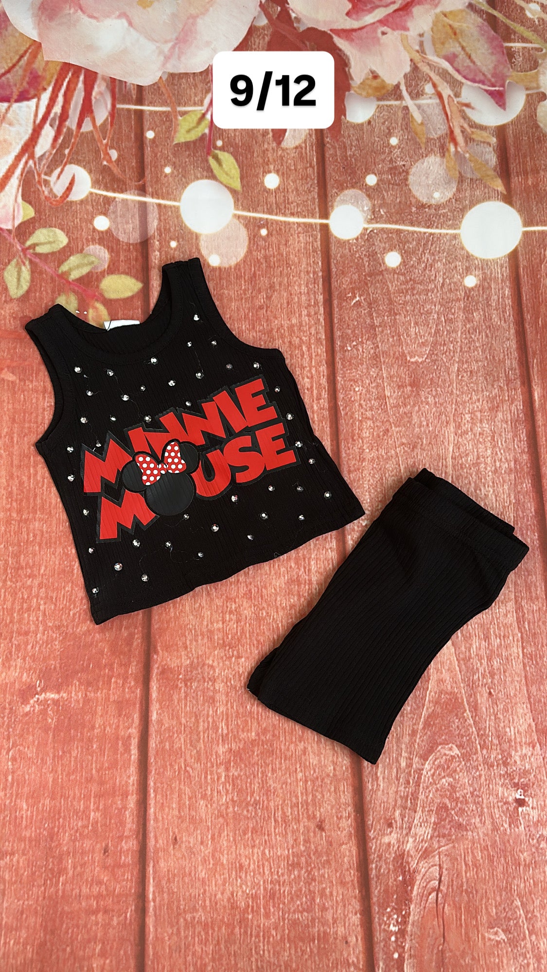 9/12m biker short set