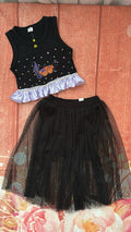 2/3 Halloween skirt set
