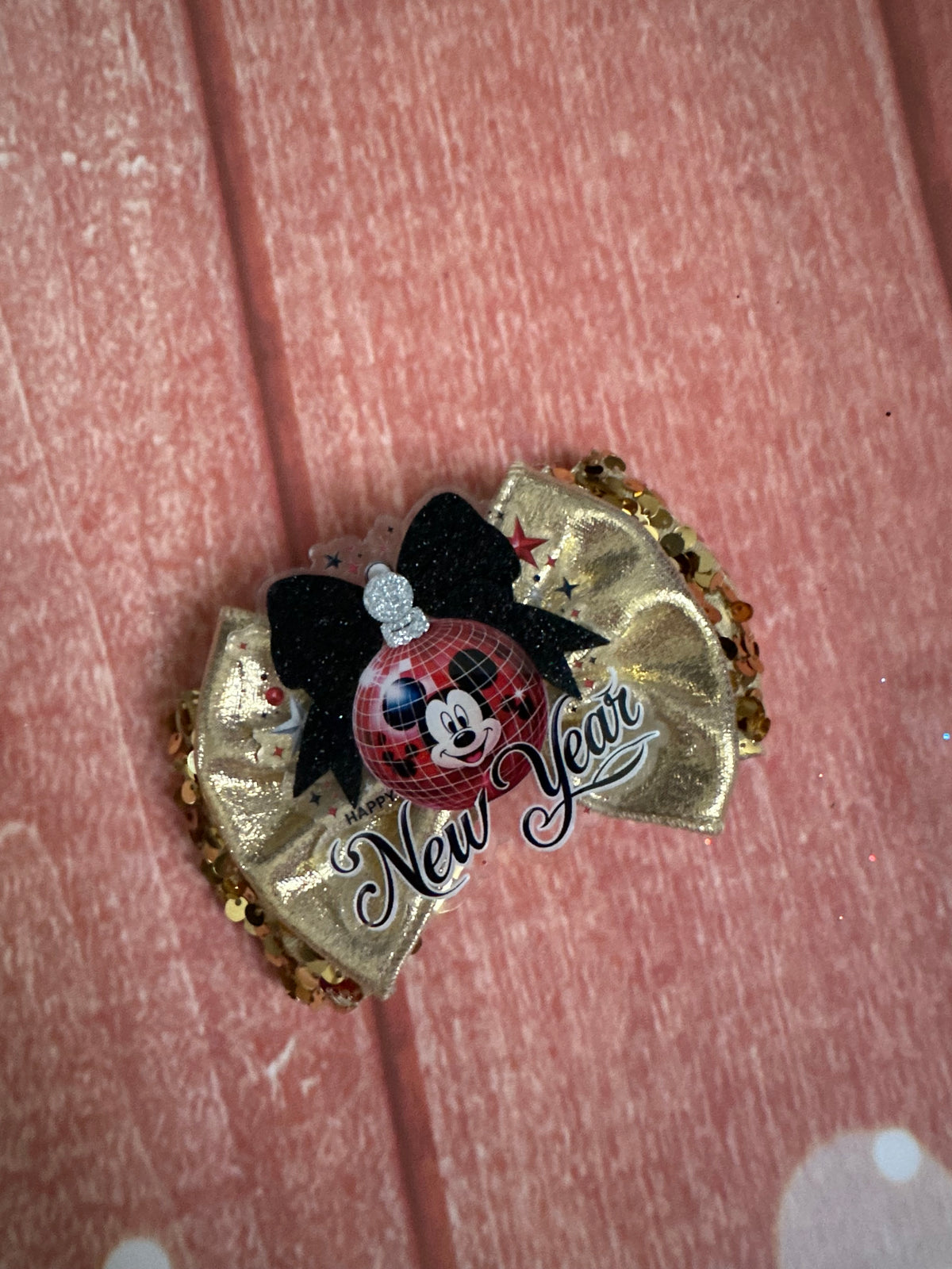 Xl Disney new years bow
