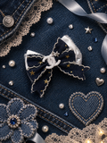 Cc denim piggy clip