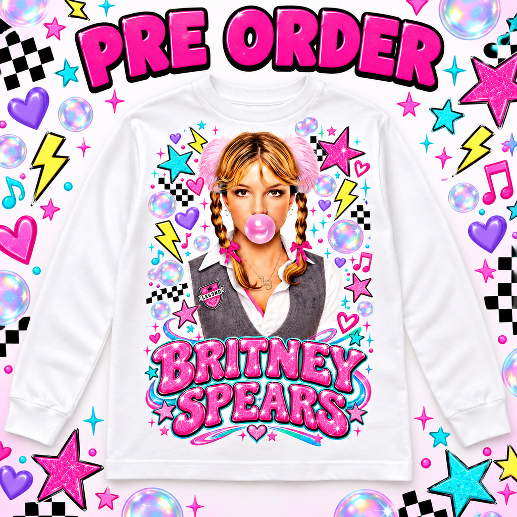 Pre order Britney Spears long sleeve t shirt
