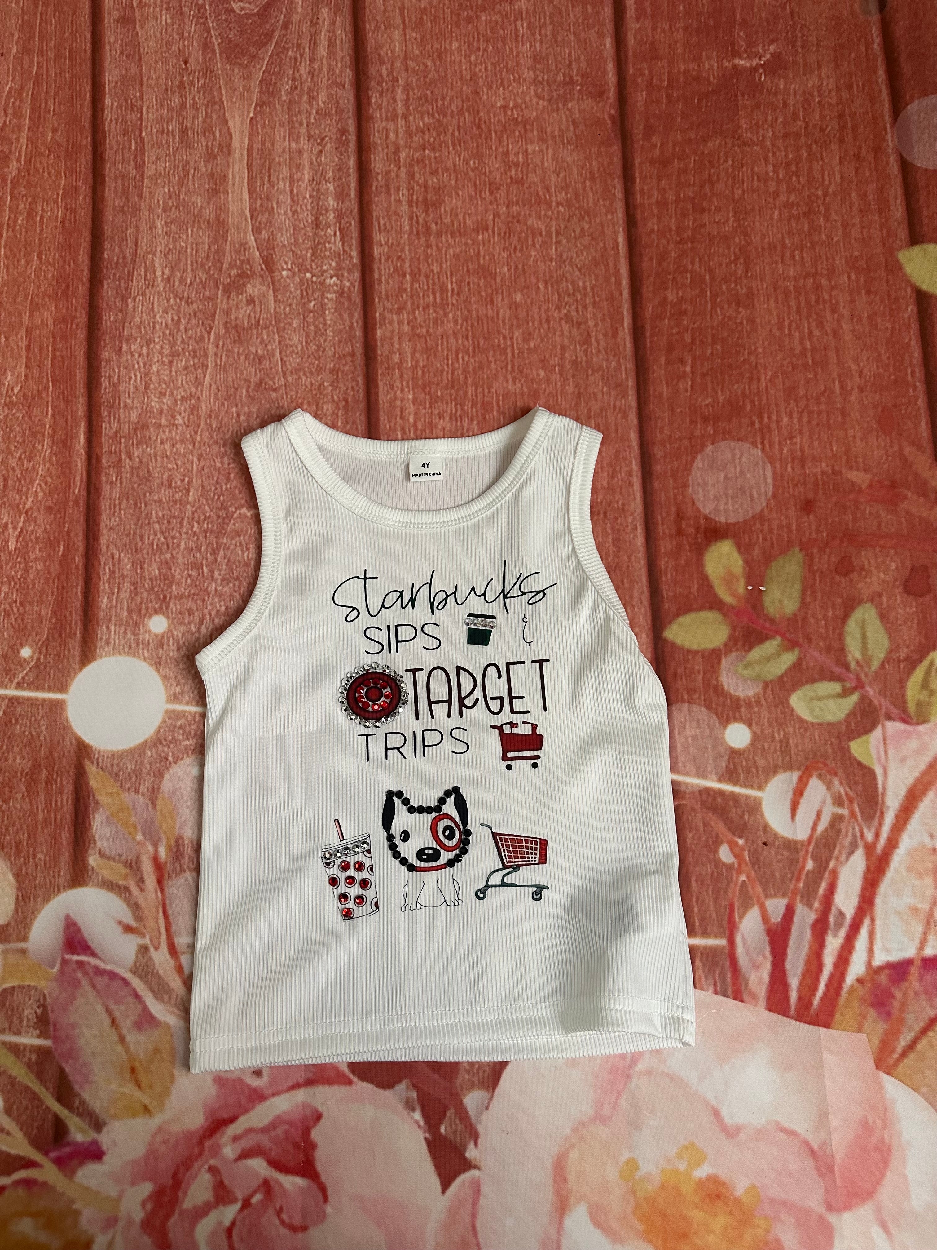 4y target Starbucks tank