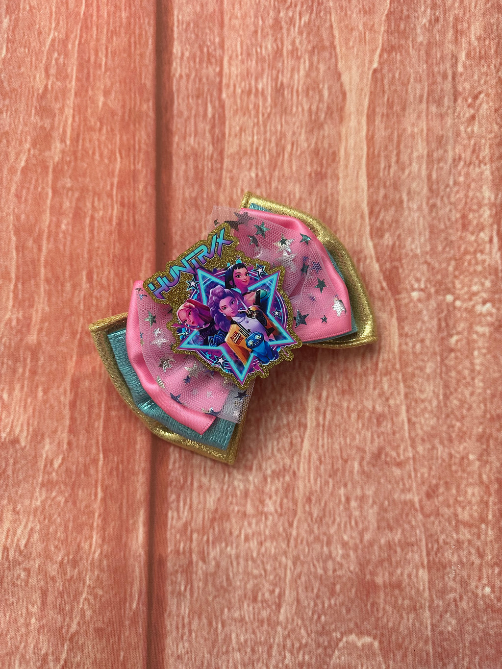 K pop Demon Hunter tutu and hair clip set