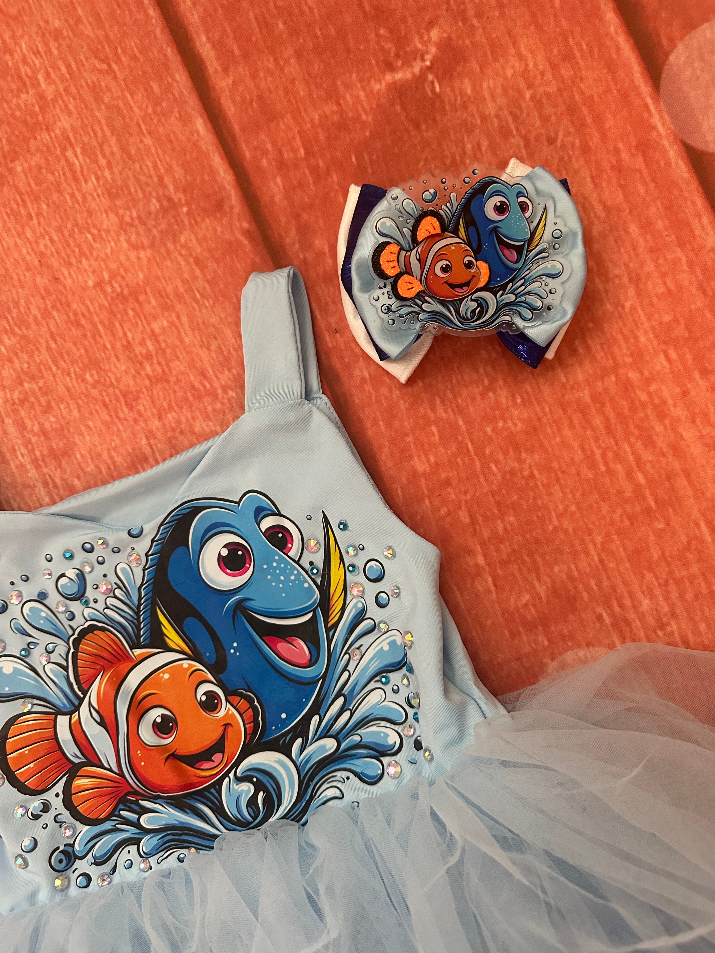 Finding Nemo tutu and bow set