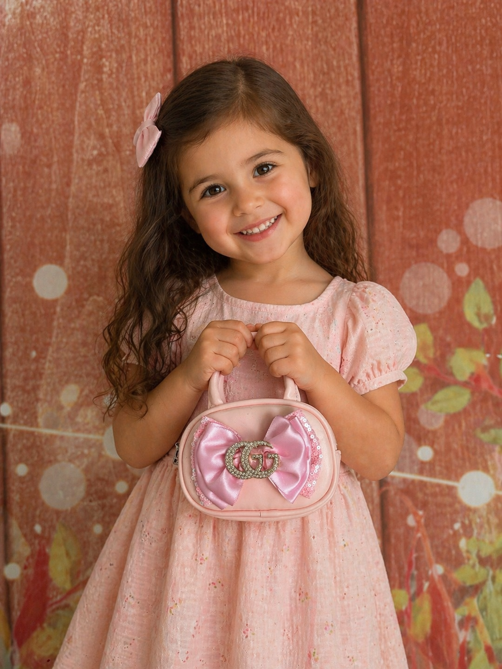 Gg pink baby purse