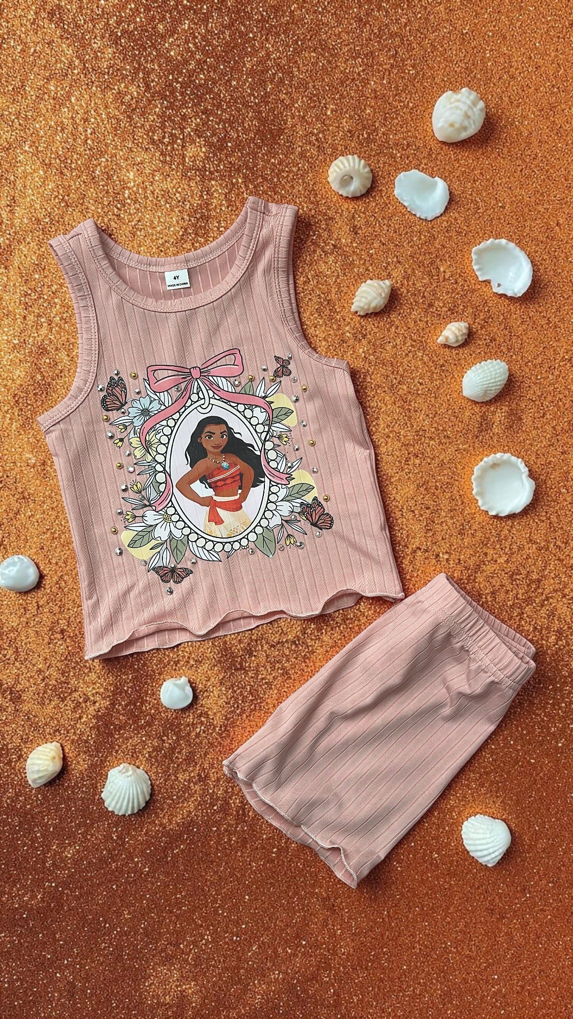 4y Moana short set
