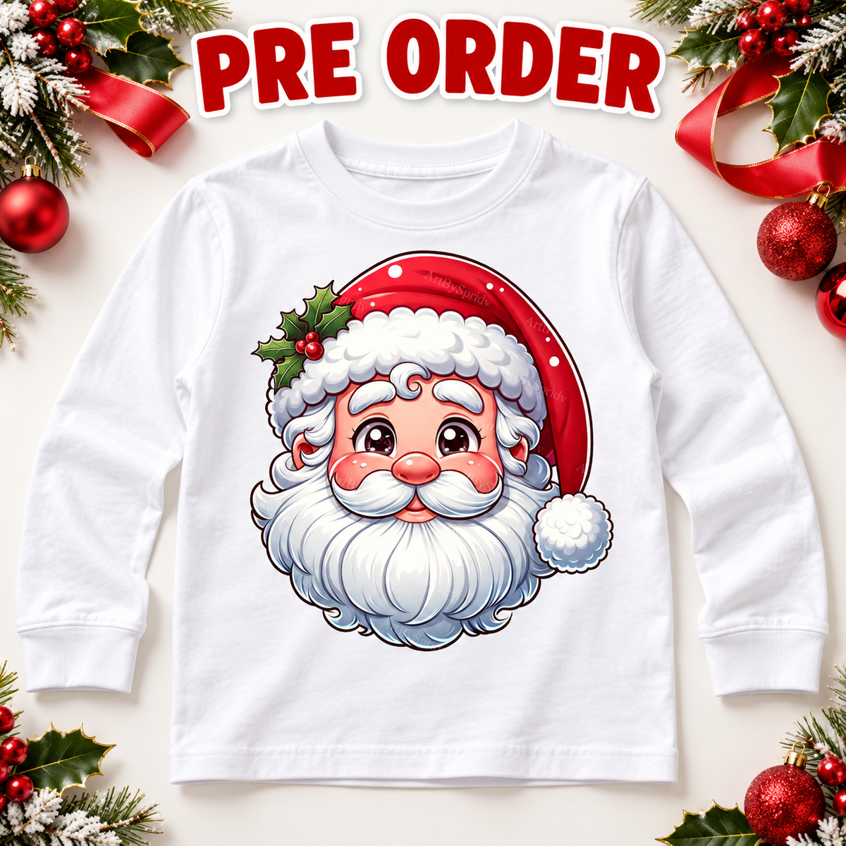 PRE ORDER Santa t shirt